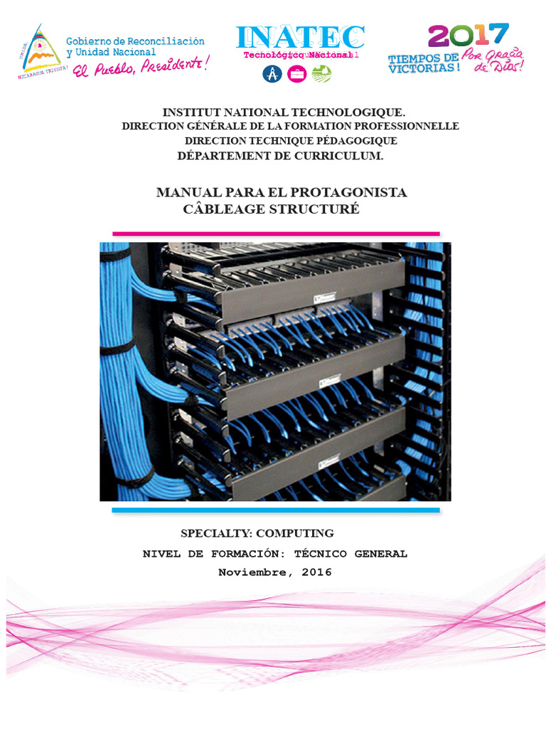 Manuel de Câblage Structuré Techniques | PDF | Fibre optique | Matériel ...