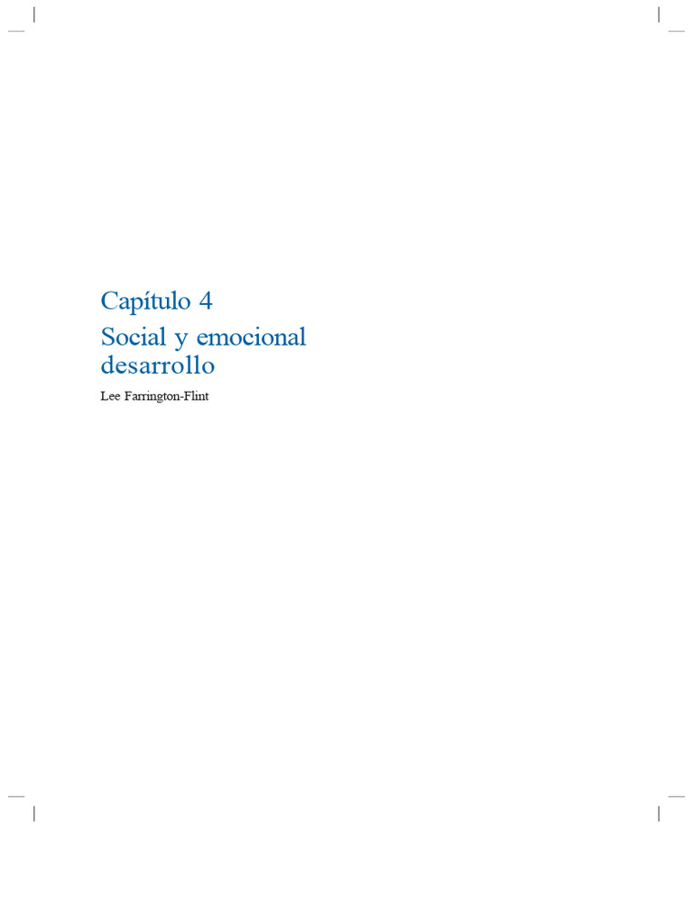 10 CH4 Desarrollo Social y Emocional | PDF | Teoría de apego | Las ...