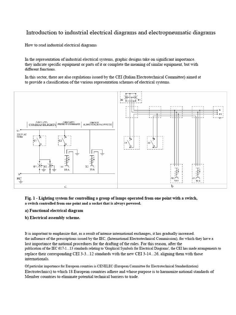 Industrial Electrical Diagrams Guide | PDF | International ...