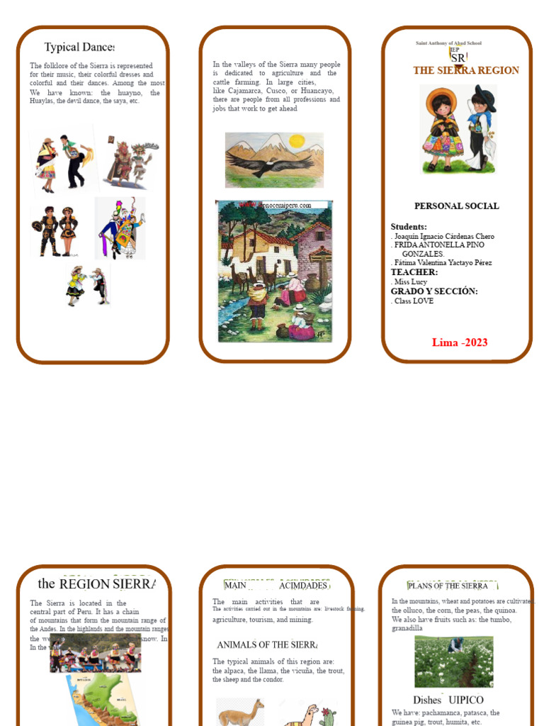 TRIPTYCH SIERRA | PDF | Agriculture | Peru