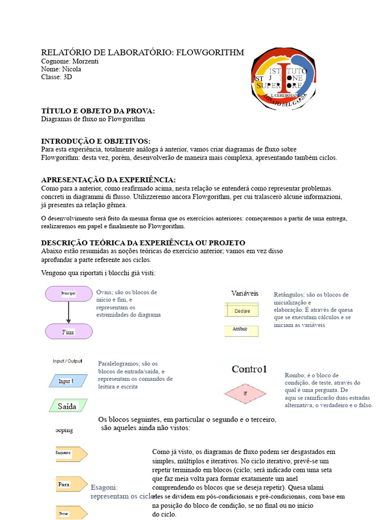 Diagramas de Fluxo com Flowgorithm | PDF | Temperatura | Fahrenheit