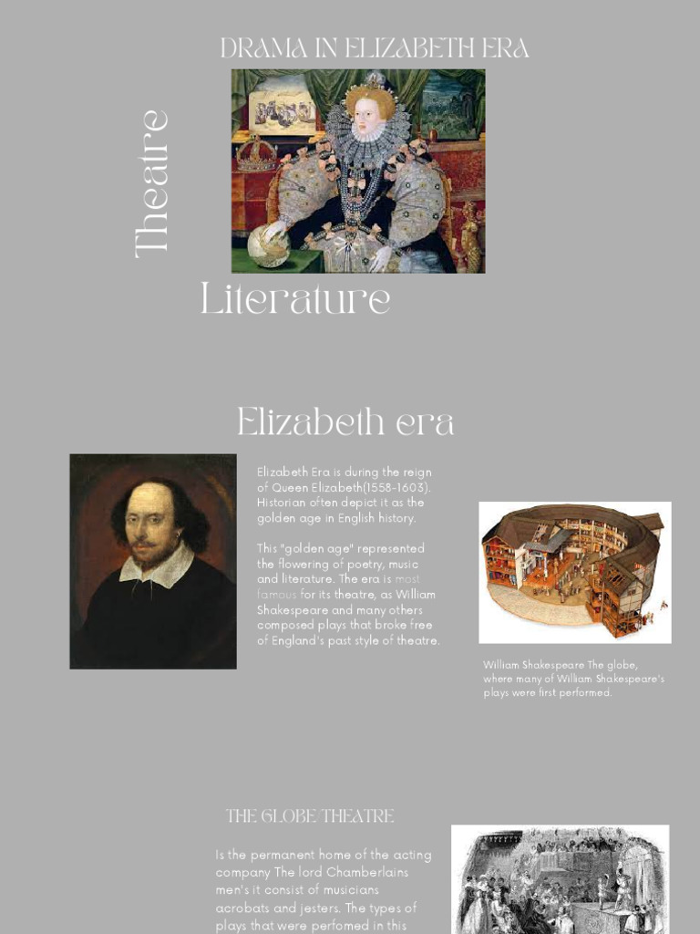 Elizabethan Theatre and Shakespeare's Works | PDF | Hamlet | Play (Theatre)
