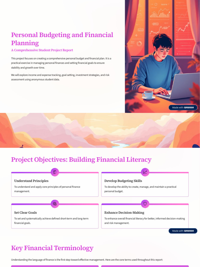 Student Financial Planning Guide | PDF | Expense | Budget