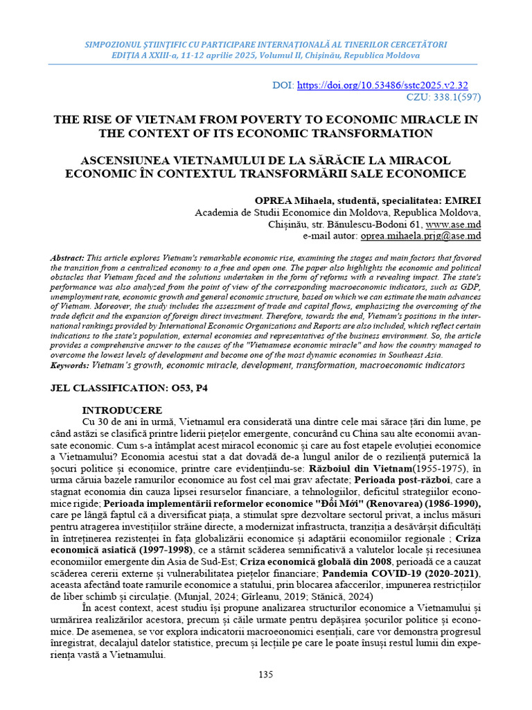 The Rise of Vietnam From Poverty To Economic Miracle in | PDF