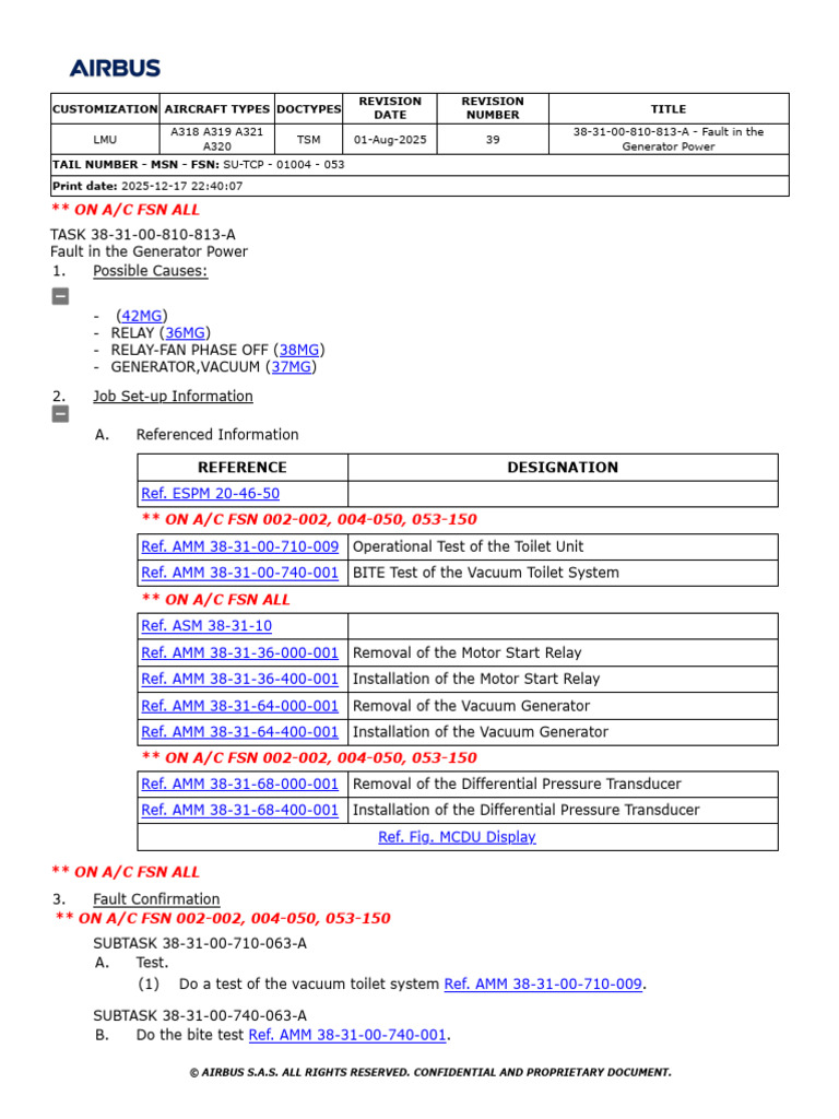 Generator Power Fault Troubleshooting Guide | PDF | Airliner | Jet Aircraft