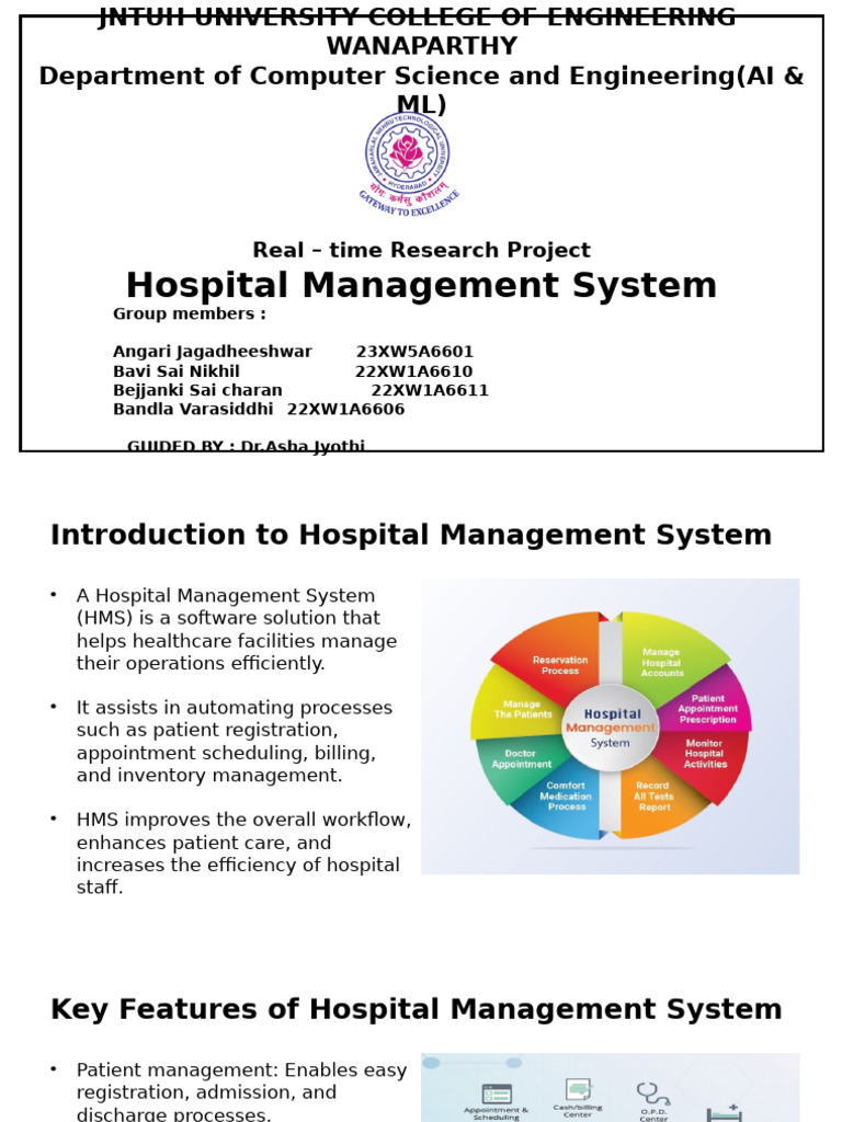 Hospital Management System | PDF | Internet Of Things | Electronic ...