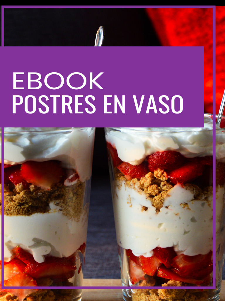 Recetas de Postres en Vaso para Emprender | PDF | Postres | Helado