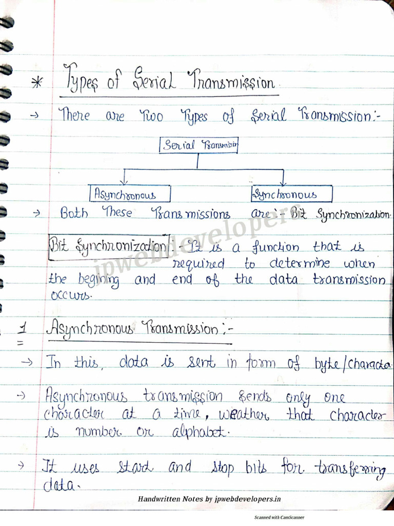 Types of Serial Transmission | PDF