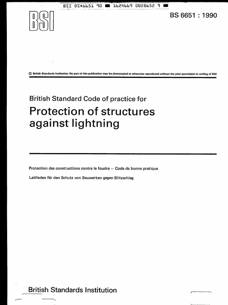 Code of Practice For Protection of Structures Against Lightning 3 | PDF