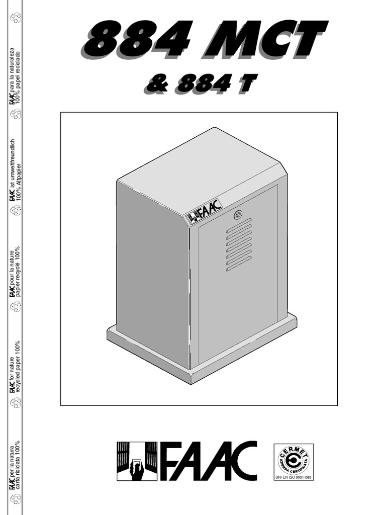 884 Sliding Gate Automation Guide | PDF | Gear | Power Supply