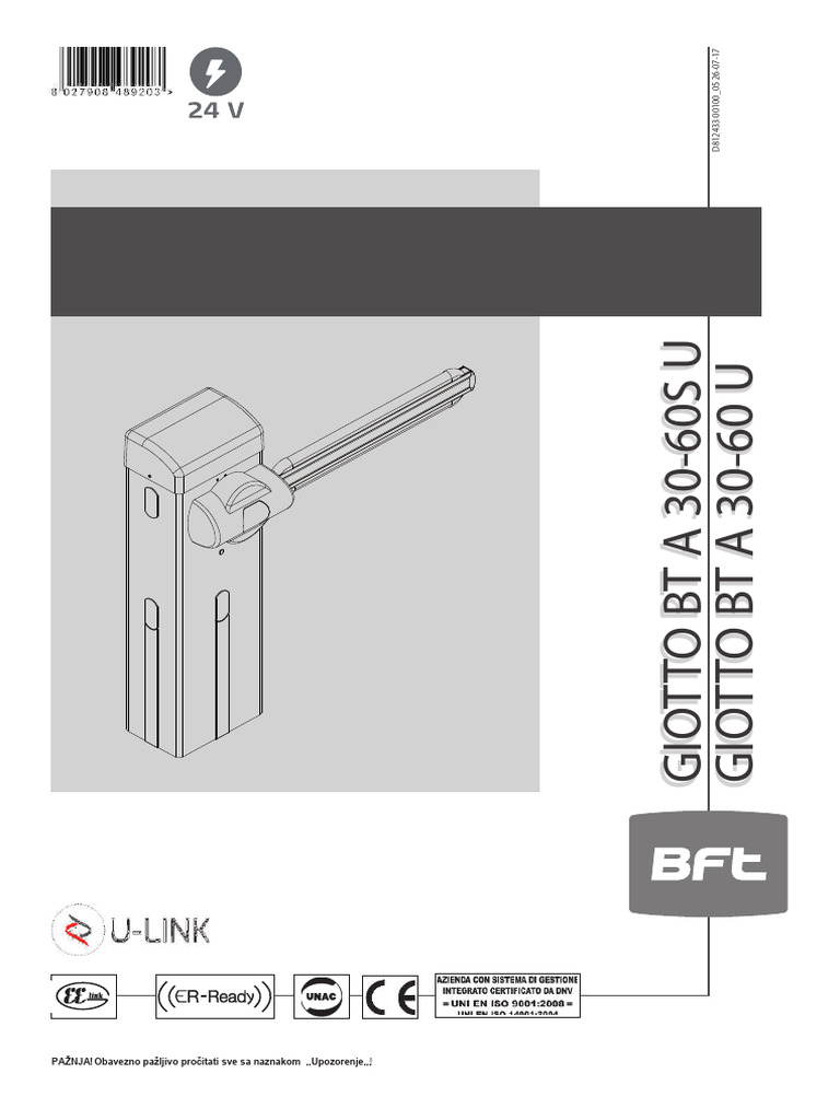 Giotto BT A U | PDF