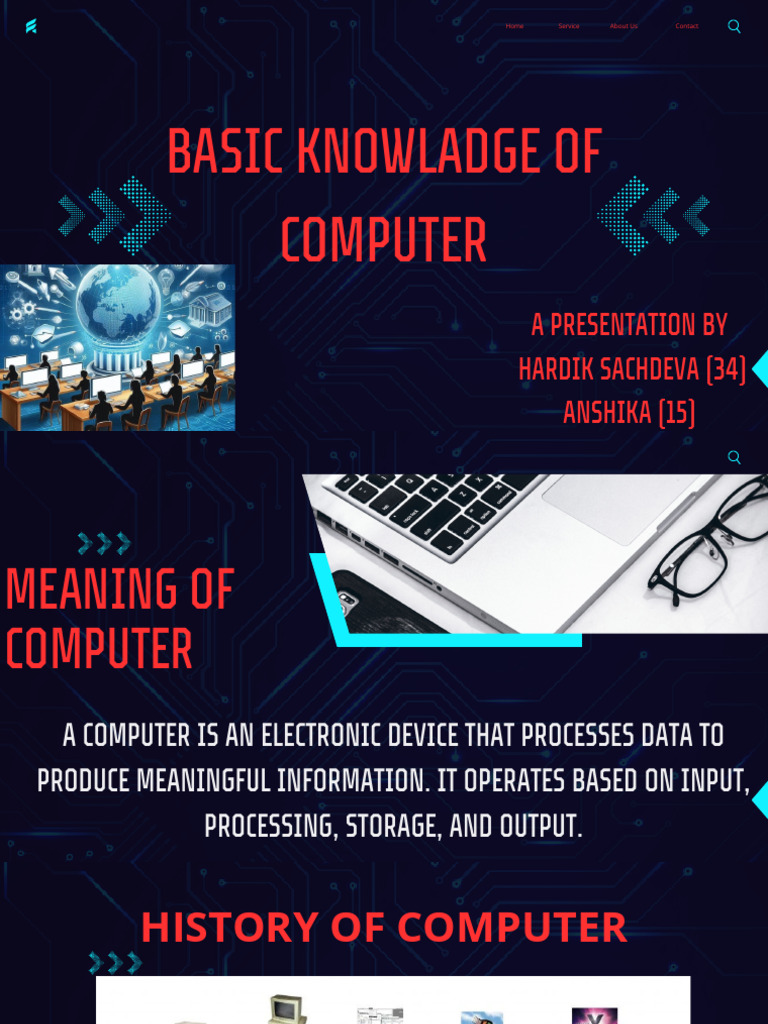 Basic Knowladge of Computer | PDF | Computer Hardware | Computer ...