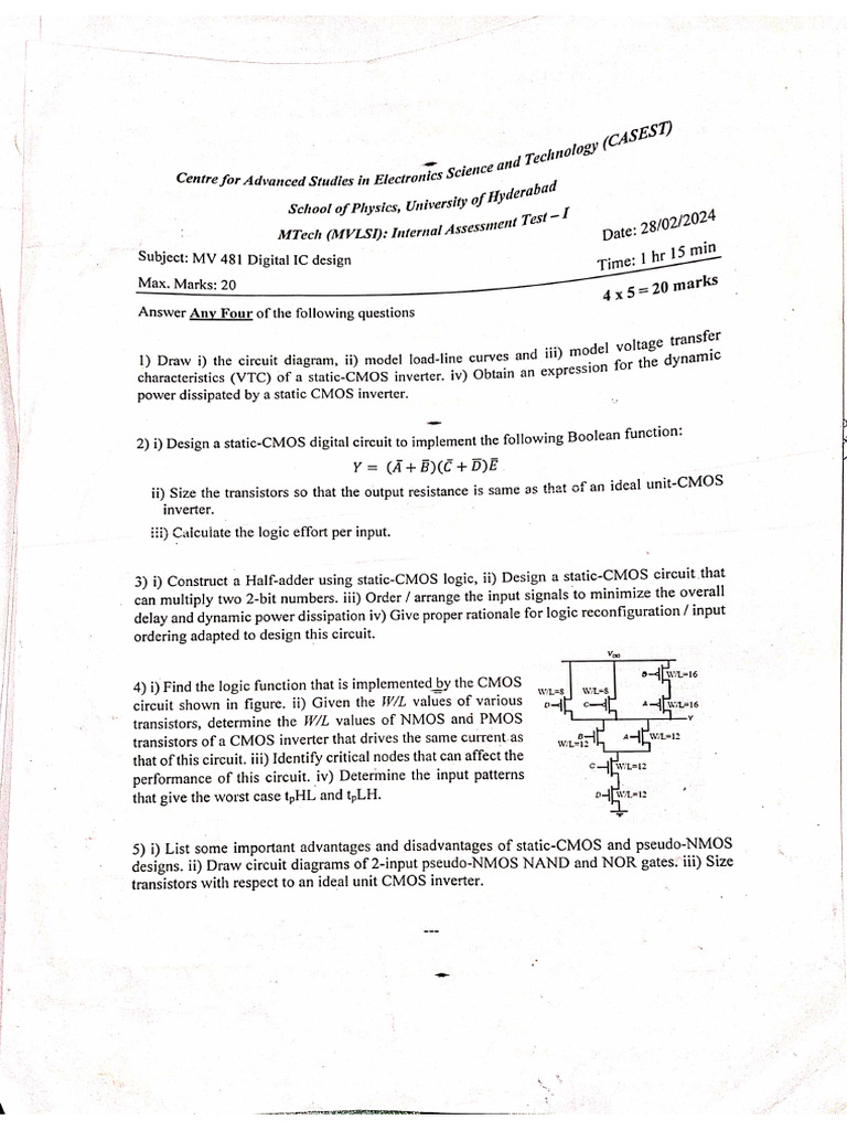Digital Ic Design | PDF