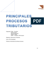 Principales Procesos Tributarios