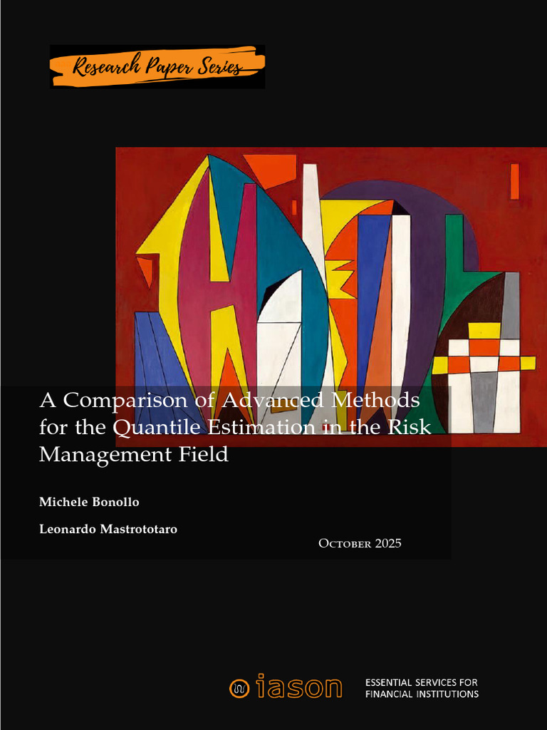 Advanced Quantile Estimation in Risk Management | PDF | Risk | Value At ...