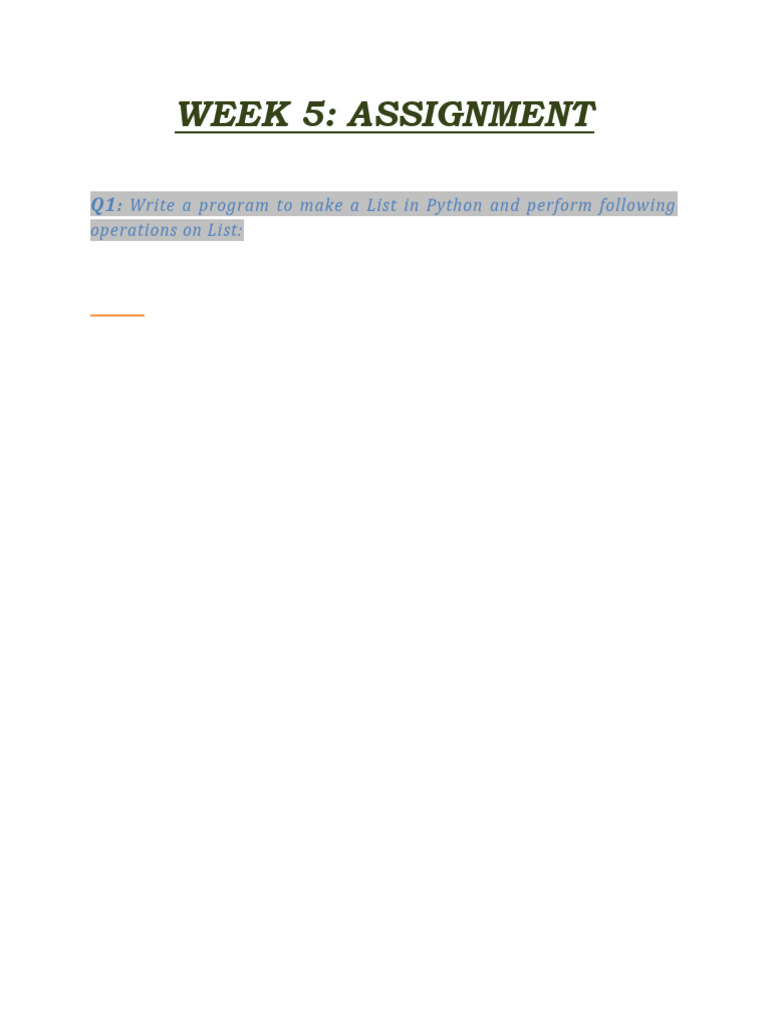 24bcm020Assignment5 | PDF