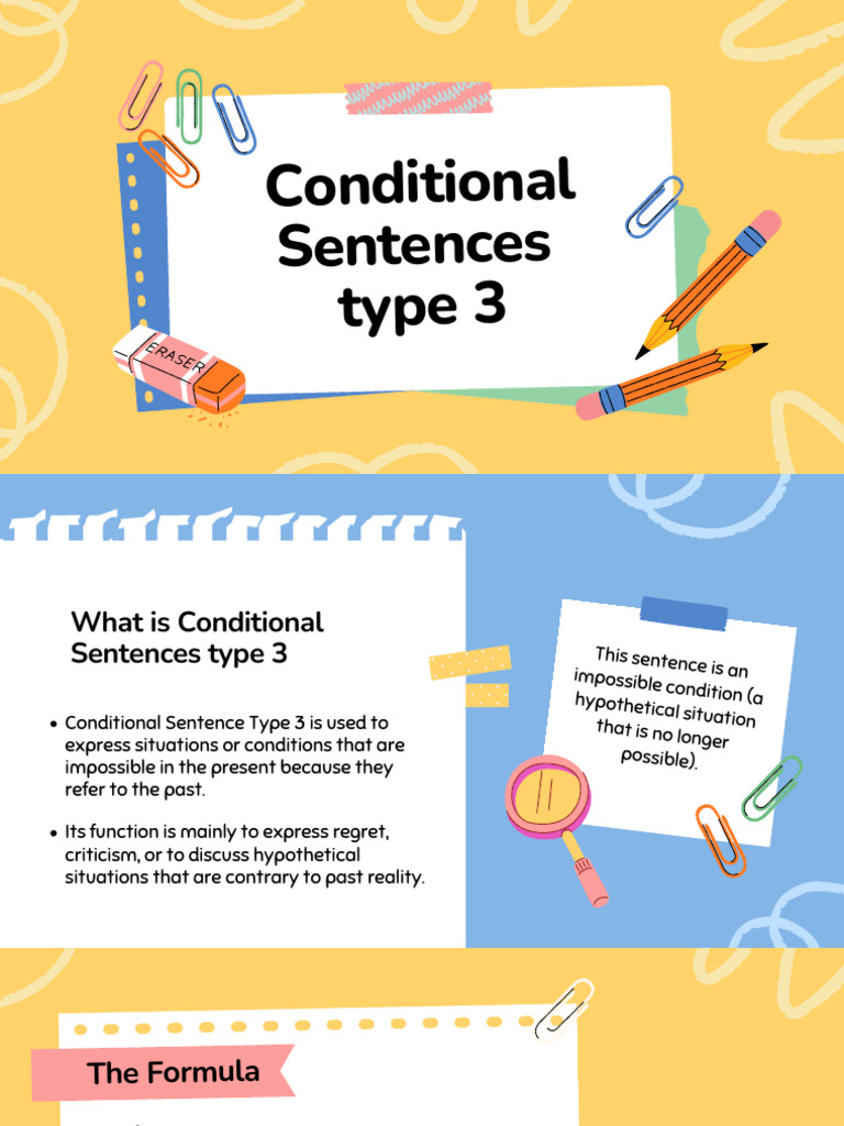 Understanding Type 3 Conditional Sentences | PDF | Linguistic ...