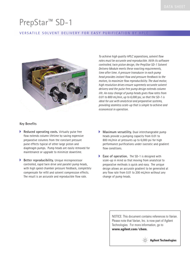 High-Performance HPLC Solvent Delivery System | PDF | High Performance ...