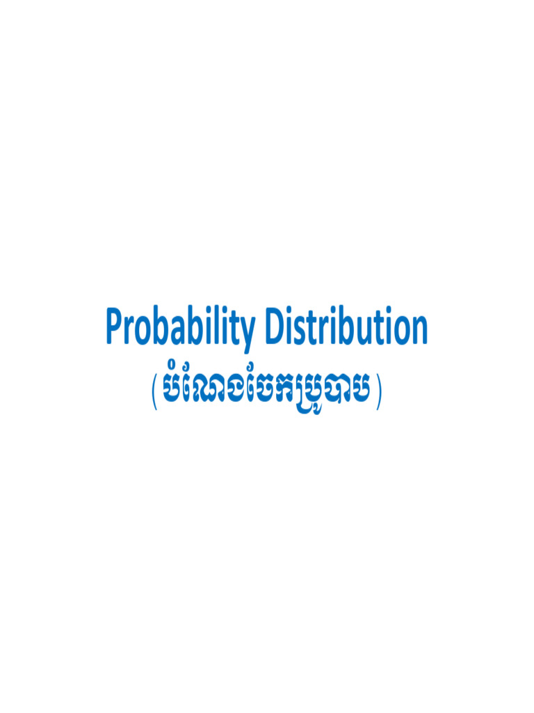 Understanding Probability Distributions | PDF | Probability ...