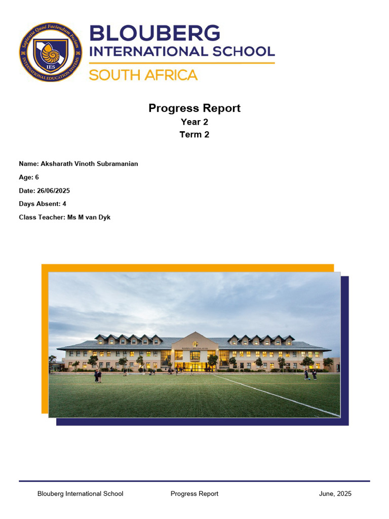 Progress Report: Year 2 Term 2 | PDF | Grammatical Number | Word
