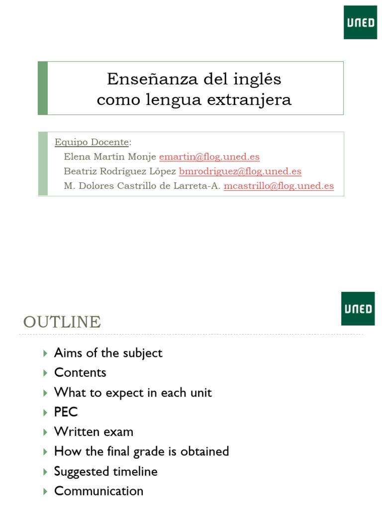English Language Teaching Overview | PDF | Curriculum | Multiple Choice