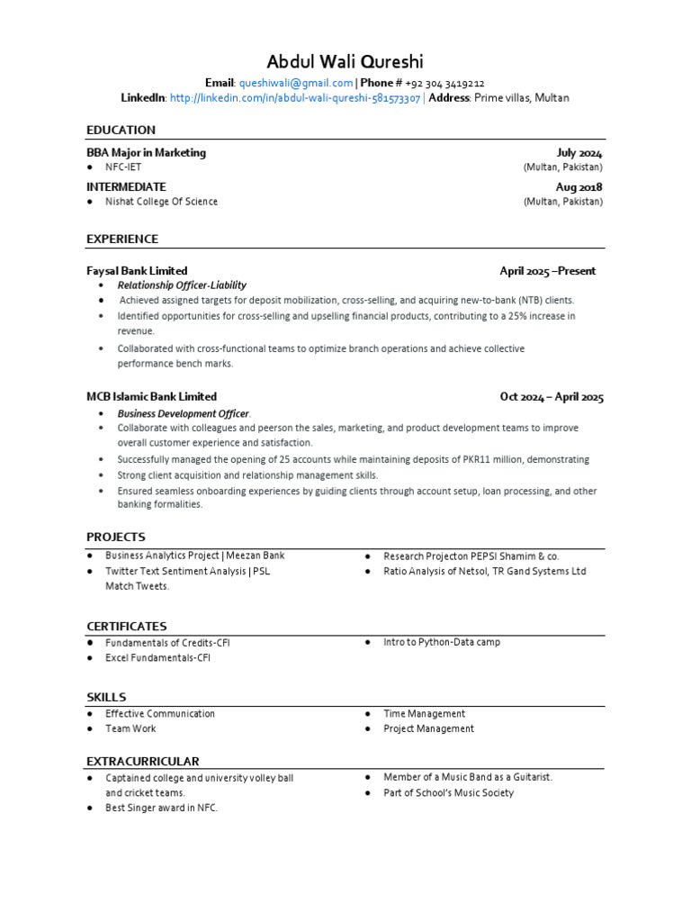 Final cv | PDF | Business