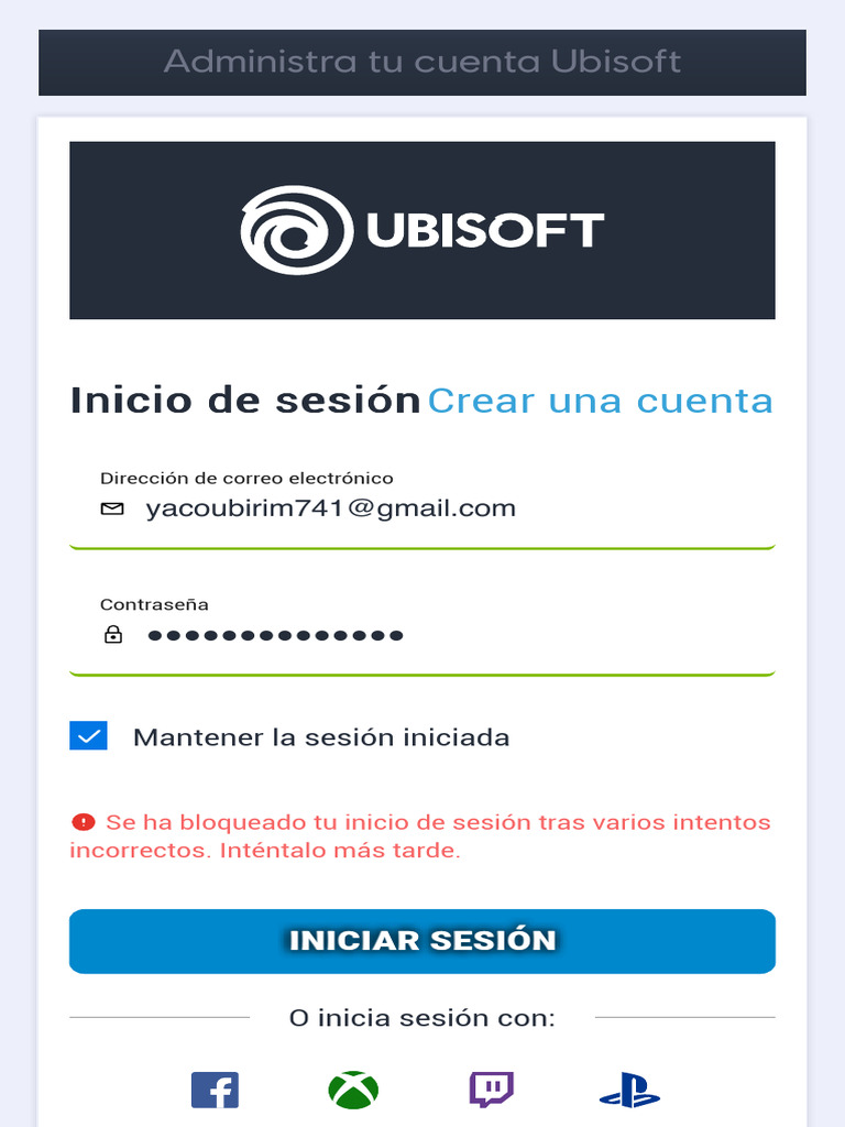 Cómo administrar tu cuenta Ubisoft | PDF