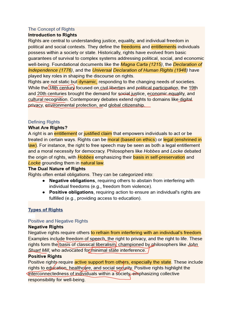 Understanding the Concept of Rights | PDF | Rights | Justice