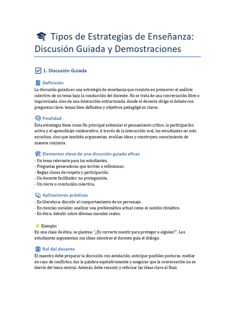 Estrategias de Enseñanza Efectivas | PDF | Maestros | Experimentar
