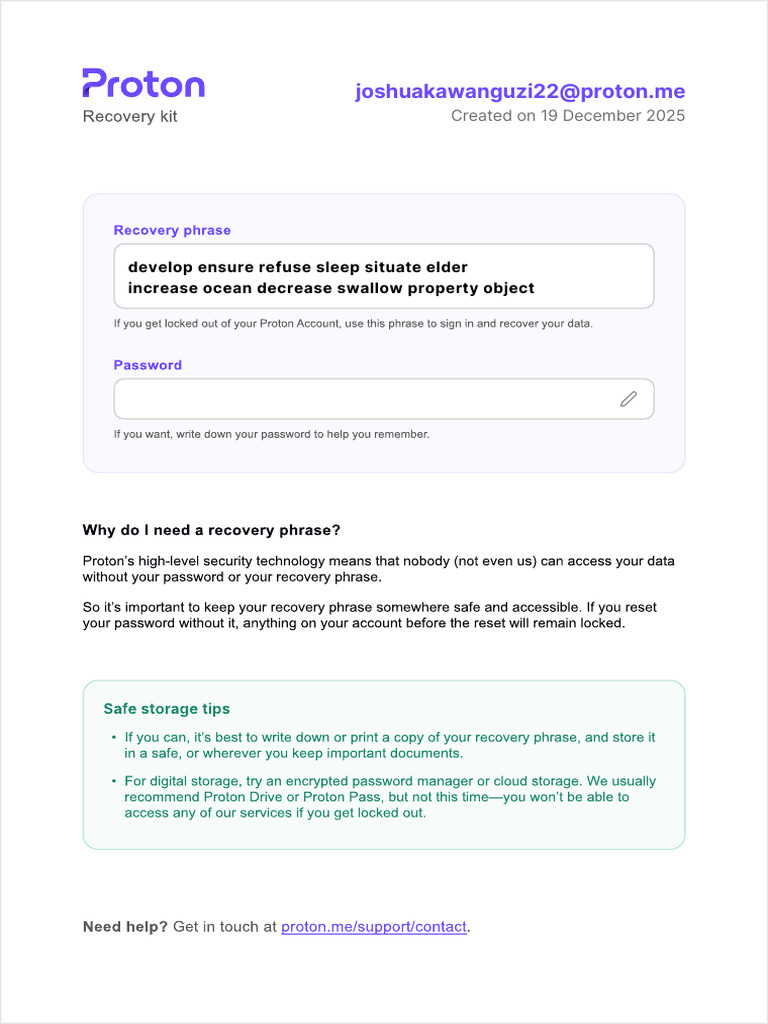 Travel Duplicate Account Recovery Services Reference: Proton Account Recovery Guide