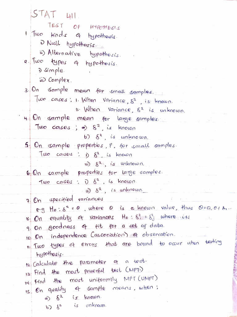 STAT 411 | PDF