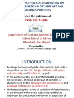 Utkarsh Sankrityayan-Effect of Particle Size Distribution On Grinding Kinetics in Dry and Wet Ball Milling Operations