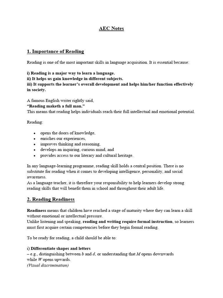 AEC Notes4, 3rd Sem | PDF | Stress (Linguistics) | Fluency