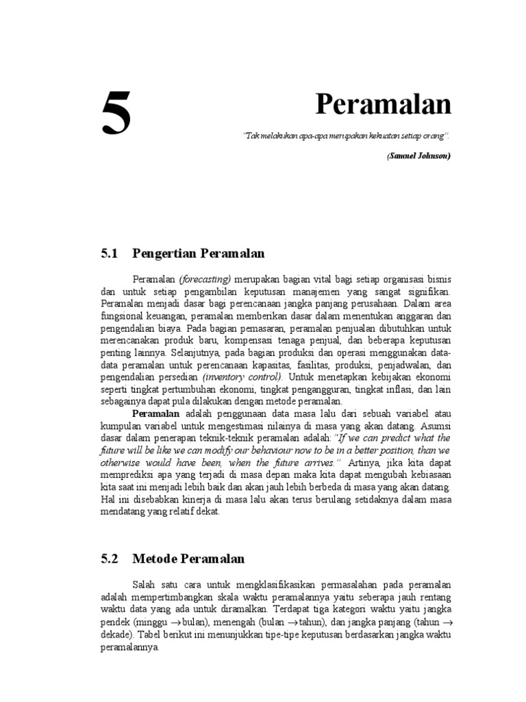 Peramalan