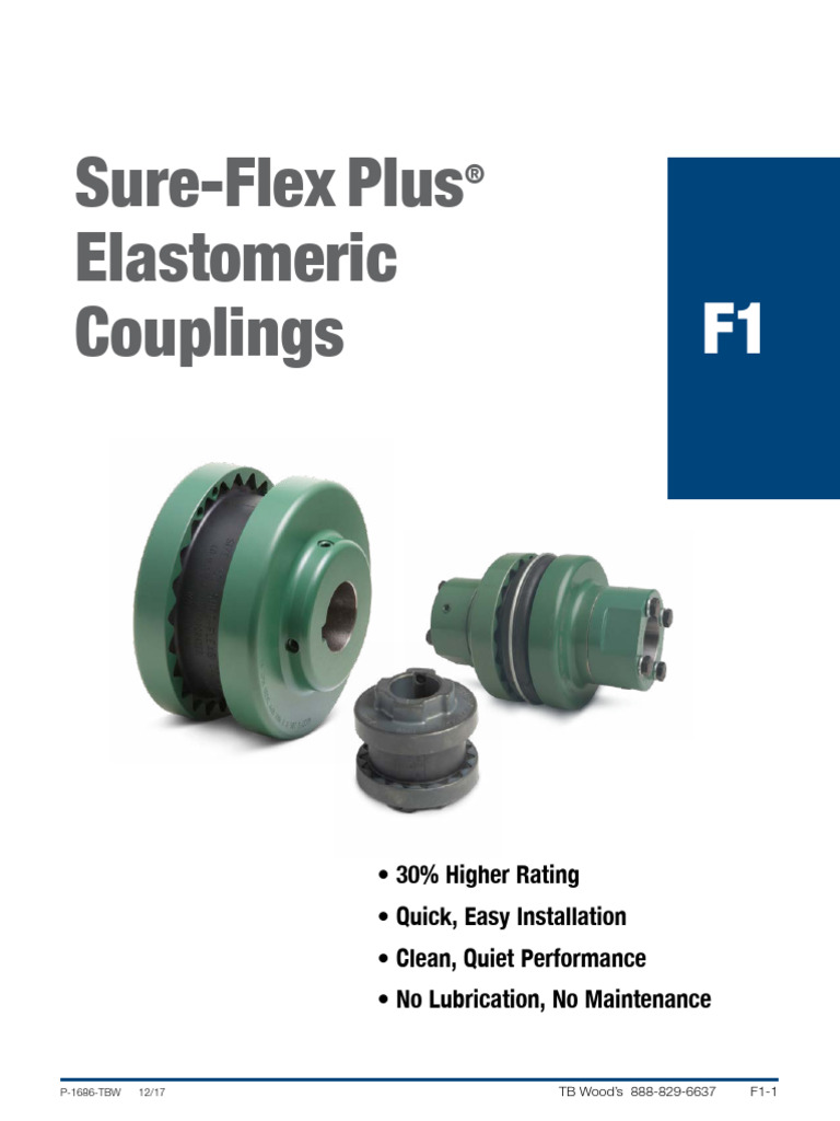 SUREFLEX WOODS ELASTOMETRIC COUPLINGS | PDF | Mechanical Engineering ...