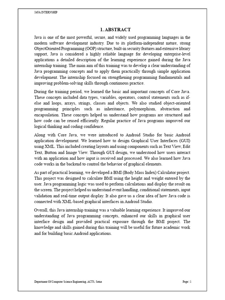 REPORT | PDF | Object Oriented Programming | Computer Programming