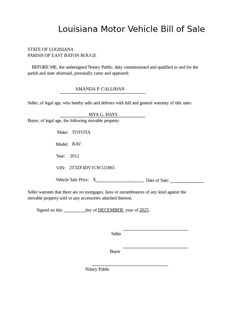 Bill Of Sale For Car Louisiana Wallpaper For Iphone