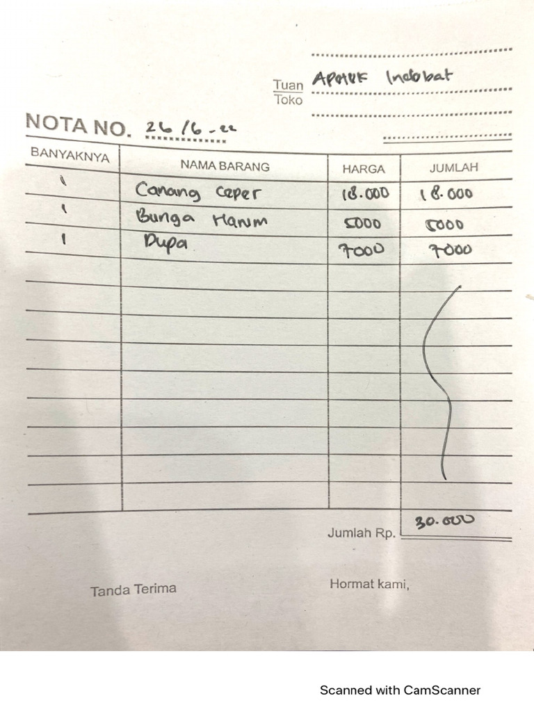 Nota P.Roti | PDF