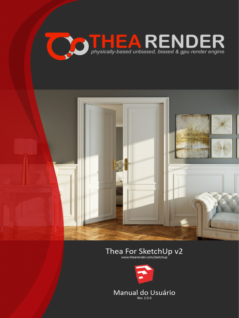 Manual do Thea for SketchUp v2 | PDF | SketchUp | Cor
