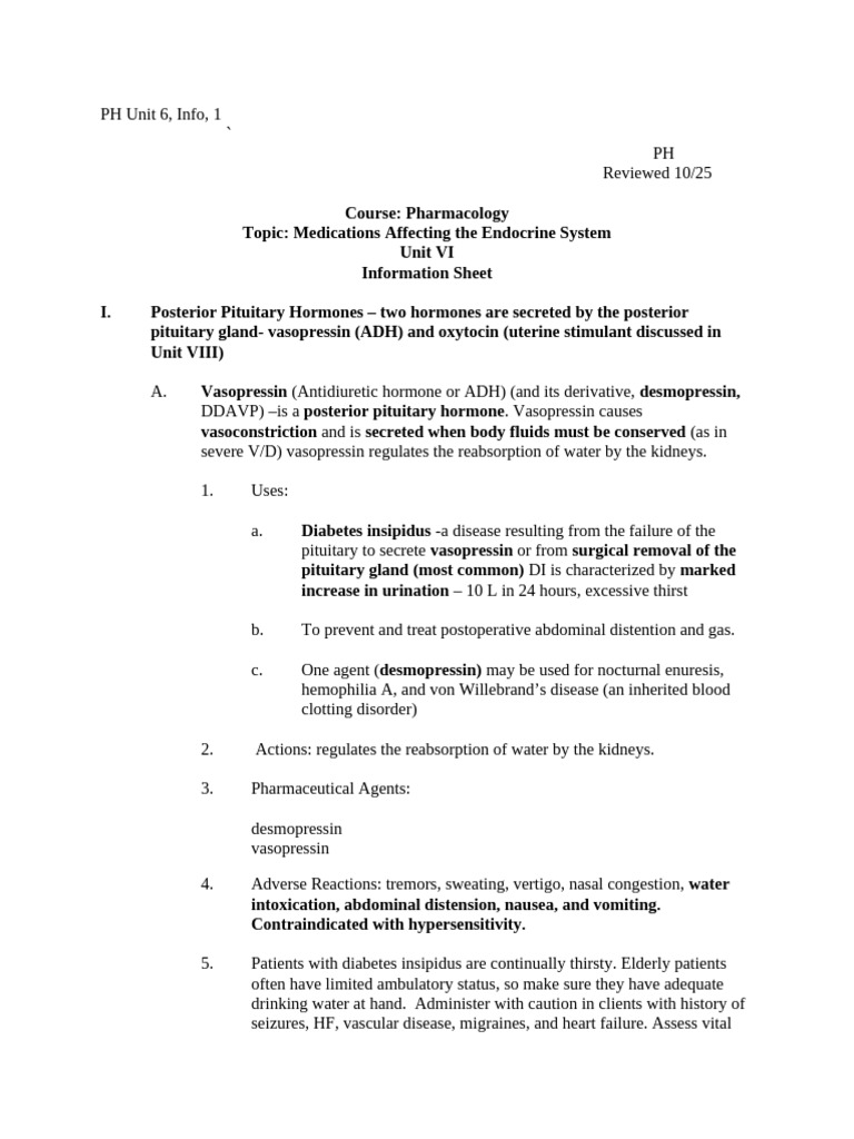 PH+6+Info+2025 | PDF | Hyperthyroidism | Hypoglycemia