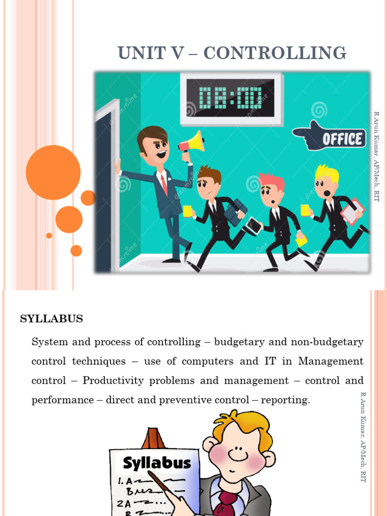 Controlling Techniques in Management | PDF | Inventory | Budget