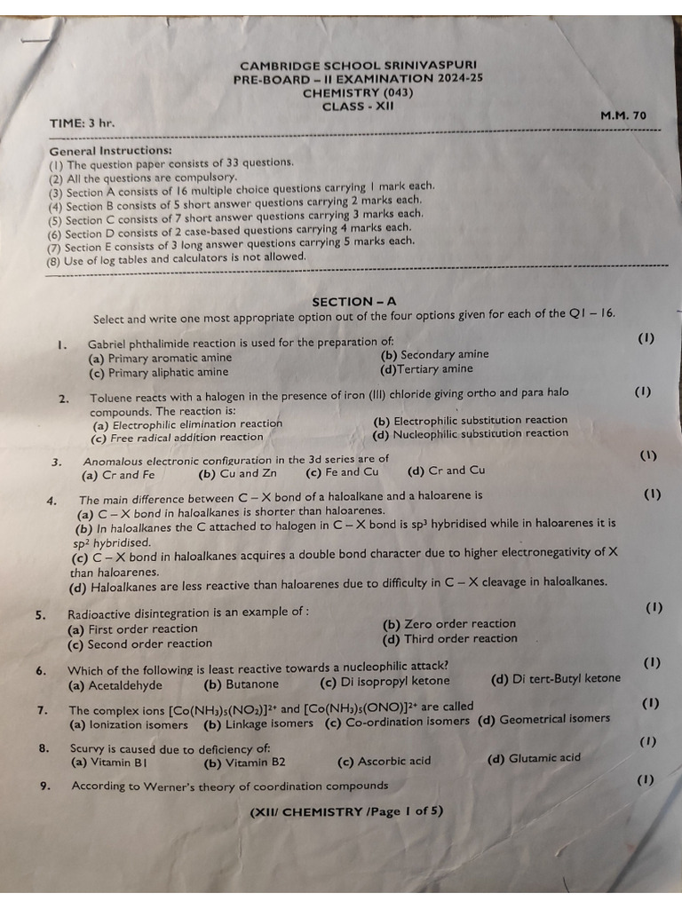 Chem Pre-2 | PDF