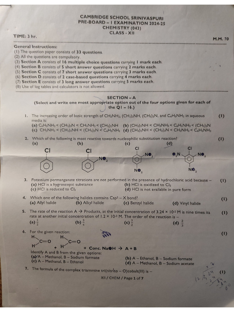 Chem Pre-1 | PDF