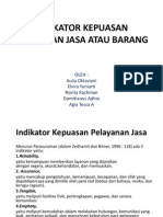KUESIONER KEPUASAN KONSUMEN