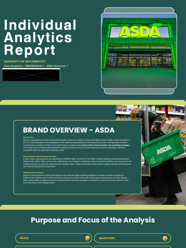 Asda Performance Analysis 2024 Report | PDF | Digital Marketing | Marketing
