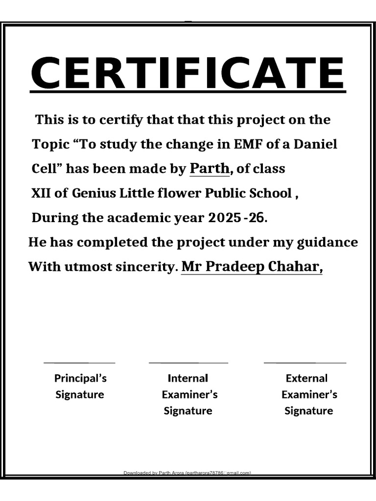 Chemistry Project File Public School File Part 2 | PDF
