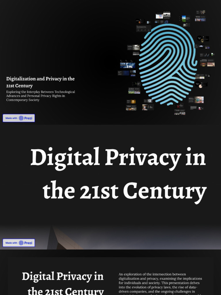 Digitalization and Privacy in The 21st Century | PDF