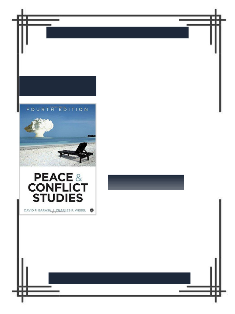 洋書 PEACE&CONFLICT STUDIES fourth edition Peace and Conflict