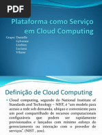 Plataforma como Serviço em Cloud Computing