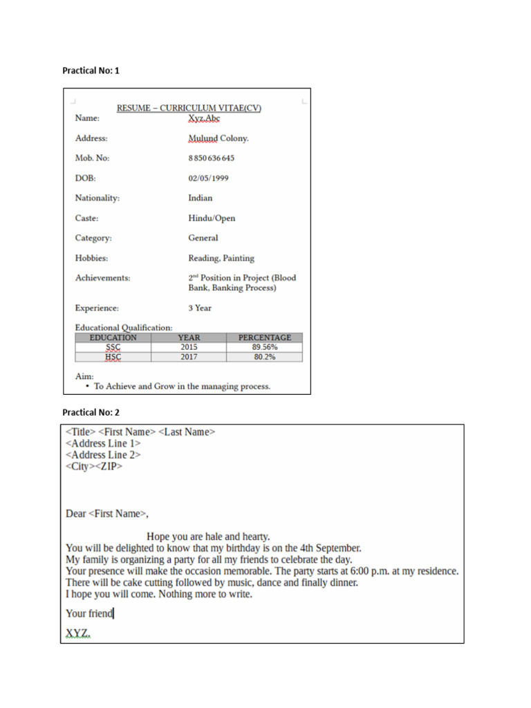 Pract 1 To 4 Printout (Libre) | PDF